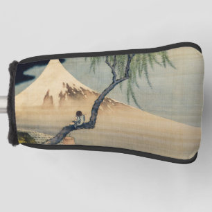 Couvre-club De Golf Katsushika Hokusai - Garçon regardant le Mont Fuji