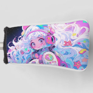 Couvre-club De Golf Kawaii Moe Pastel Astronaut spatial Anime Girl