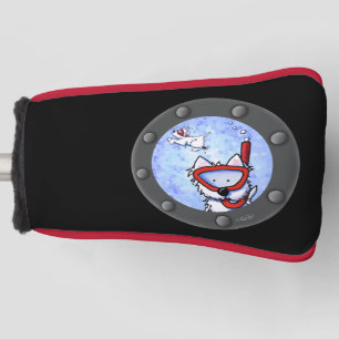 Couvre-club De Golf KiniArt Snorkeling Westie Terrier