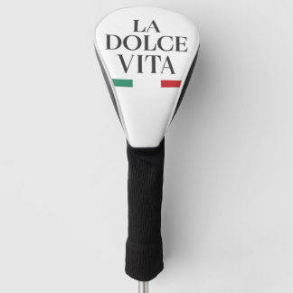 Couvre-club De Golf La Dolce Vita Italienne Golf Tête Couverture