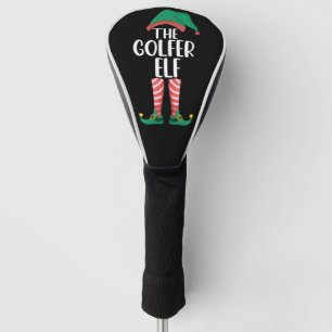 Couvre-club De Golf La famille Golfer Elf Golf Correspond à Noël
