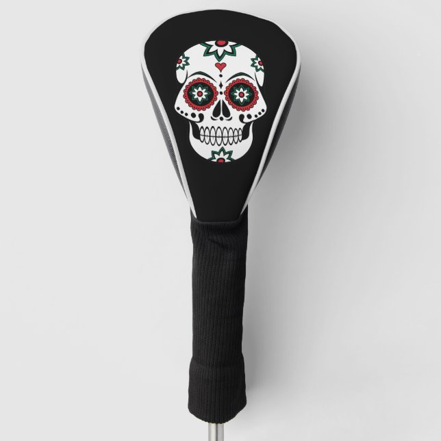 Couvre-club De Golf La Journée Mexicaine Dia De Los Muertos Du Costume (Devant)