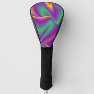Couvre-club De Golf La magie des couleurs Abstrait Rainbowart 3D