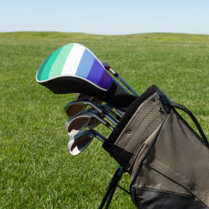 Couvre-club De Golf La palette de drapeau des hommes gays trans-inclus