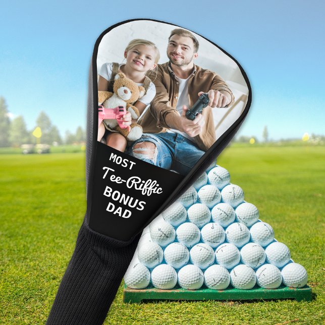 Couvre-club De Golf La plupart Tee Riffic BONUS DAD Custom Golfer Phot (Créateur téléchargé)