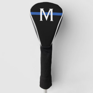 Couvre-club De Golf La police amincit le monogramme de Blue Line