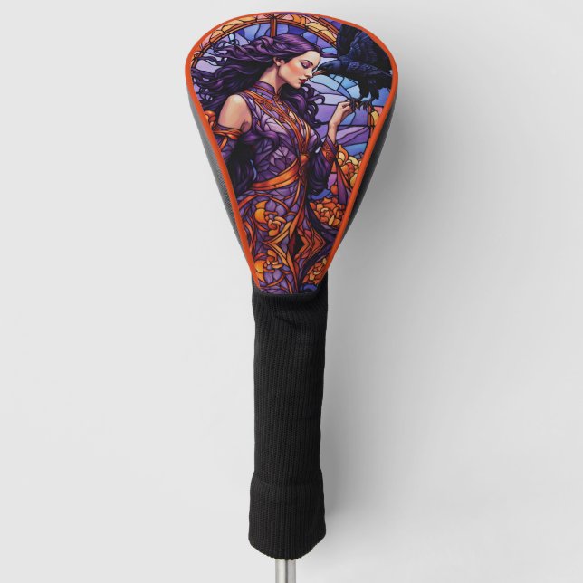 Couvre-club De Golf La princesse et le corbeau (Devant)