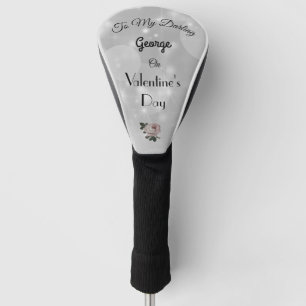 Couvre-club De Golf La Saint-Valentin personnalisée de luxe