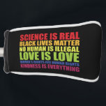 Couvre-club De Golf La science est réelle Les vies noires comptent Fie<br><div class="desc">La science est réelle Les vies noires comptent Fierté LGBT</div>