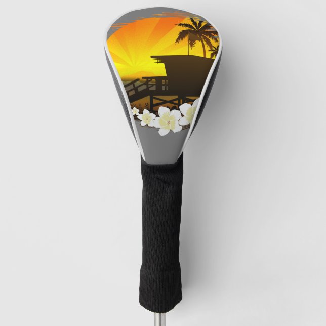 Couvre-club De Golf La vie de la plage (Devant)