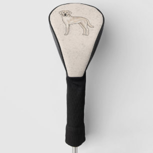 Couvre-club De Golf Labrador Retriever Cream Anglais Chien de Dessin A