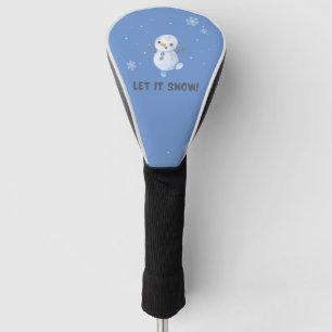 Couvre-club De Golf Laissez-le neiger neige