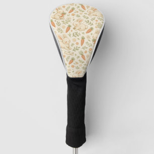 Couvre-club De Golf Lapin Mignon & Motif Cottage Carotte (3)