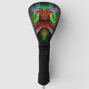 Couvre-club De Golf L'art Abstrait du Carnaval