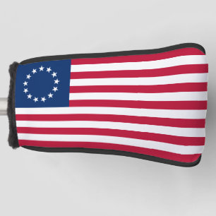 Couvre-club De Golf Le Cercle des étoiles, drapeau américain par Betsy