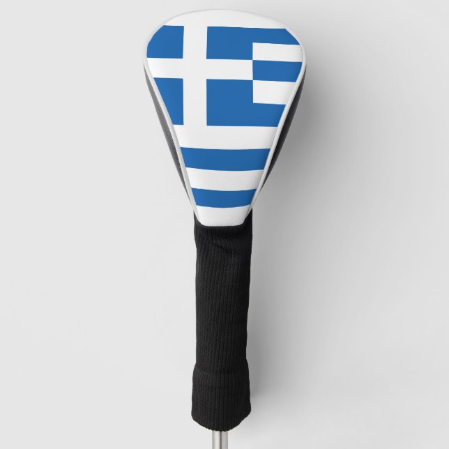 Couvre-club De Golf Le drapeau de la Grèce  (Devant)