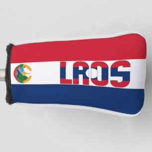 Couvre-club De Golf Le drapeau du Laos magnifique patriotique