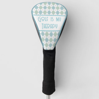 Couvre-club De Golf Le golf est mon Jacquard thérapeutique
