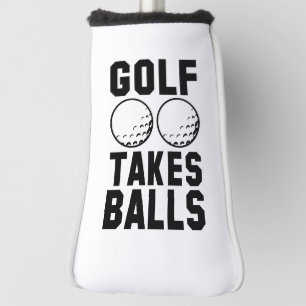 Couvre-club De Golf Le golf prend des balles