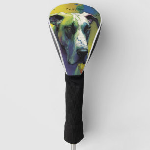 Couvre-club De Golf Le grand chien Danois - Composition 009