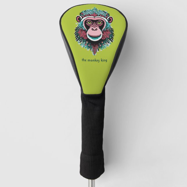 Couvre-club De Golf le roi singe (Devant)