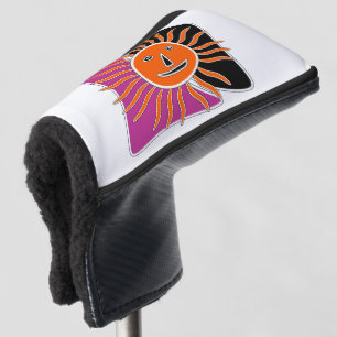 Couvre-club De Golf Le soleil souriant