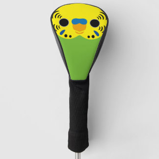 Couvre-club De Golf Le visage d'un perruche mâle normal