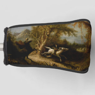 Couvre-club De Golf Légende du cavalier sans tête fantôme d'Halloween