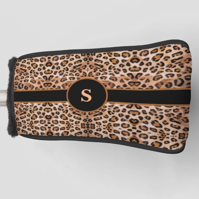 Couvre-club De Golf Leopard personnalisé (Devant)