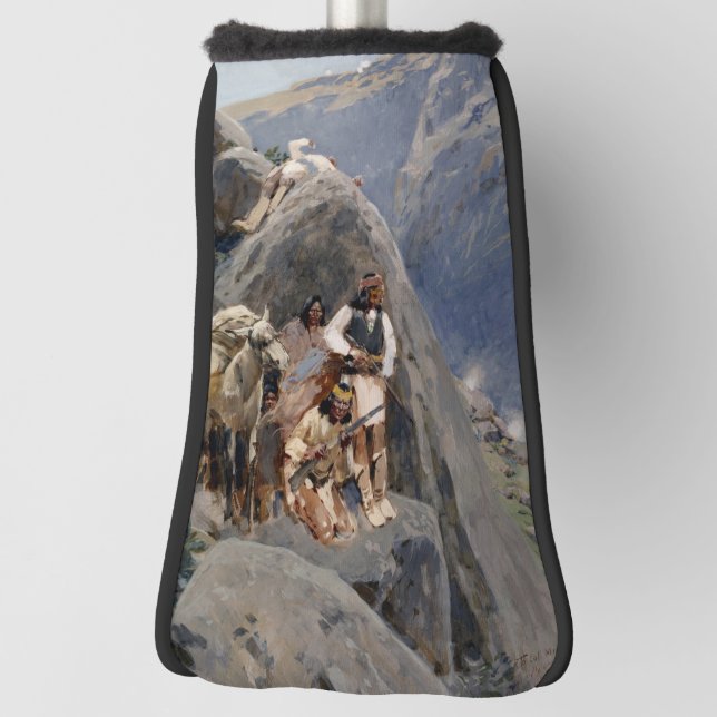 Couvre-club De Golf Les guerriers d'Apache : une embuscade sur la cava (Tourné à 90°)