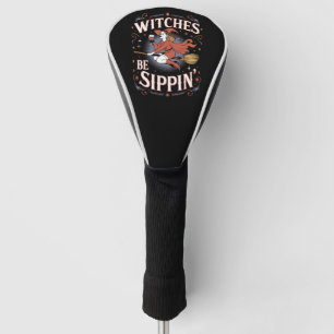 Couvre-club De Golf Les sorcières boivent Halloween vacances chics