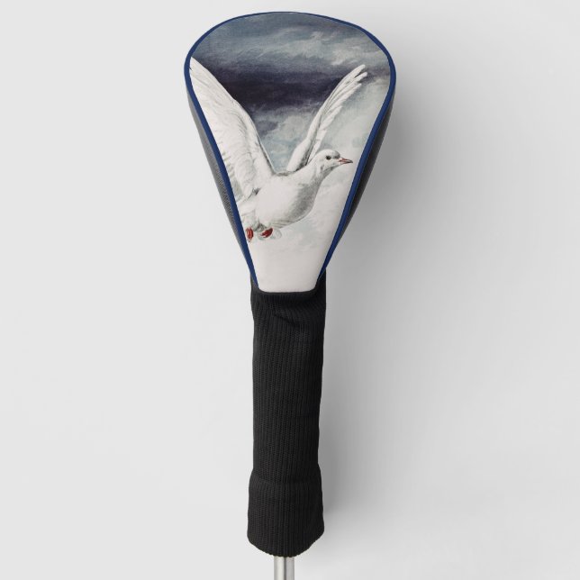 Couvre-club De Golf L'esprit saint sous forme de colombe (Devant)