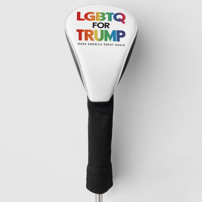 COUVRE-CLUB DE GOLF LGBTQ POUR TRUMP GAY LESBIAN POUR TRUMP 2024 (Devant)