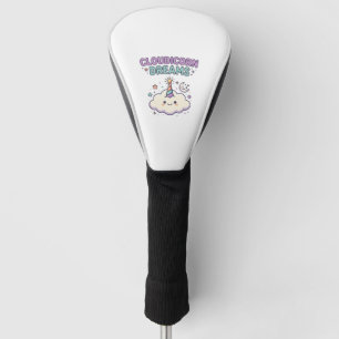 Couvre-club De Golf Licorne Cloudicorn Rêves Tendance Graphique Tee De