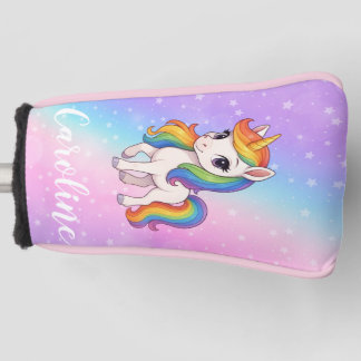 Couvre-club De Golf Licorne magique colorée personnalisée 
