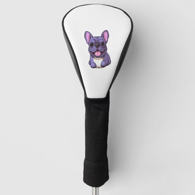 Couvre-club De Golf Lilac French Bulldog 7 (Devant)