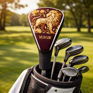 Couvre-club De Golf Lion doré Majestic sur mesure