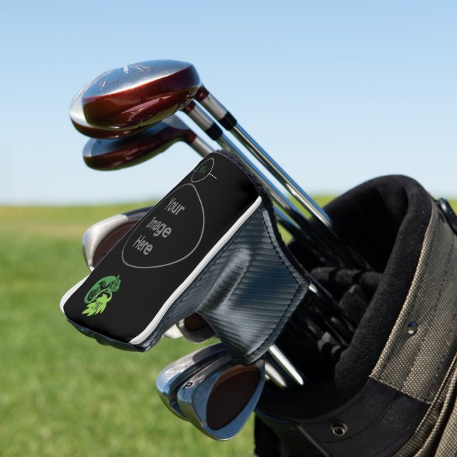 Couvre-club De Golf Lizard Vert Chameleon Drunk Suspendu (In Situ)