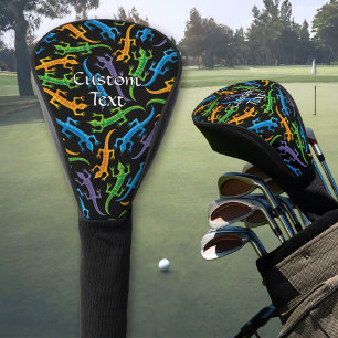 Couvre-club De Golf Lizards de couleur Tribal Motif Golf Head Cover