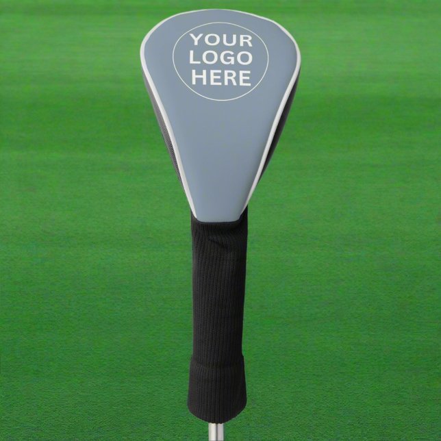 Couvre-club De Golf Logo d'entreprise promotionnel Dusty Blue (Créateur téléchargé)