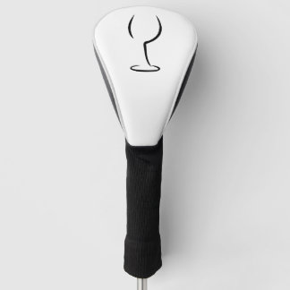 Couvre-club De Golf Logo du vin