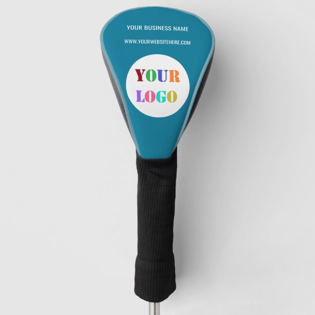 Couvre-club De Golf Logo et texte personnalisés Couvercle de tête de g (Devant)