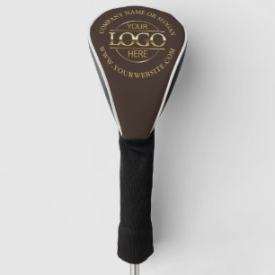 Couvre-club De Golf Logo Marque Marron Entreprise Moderne de Société d