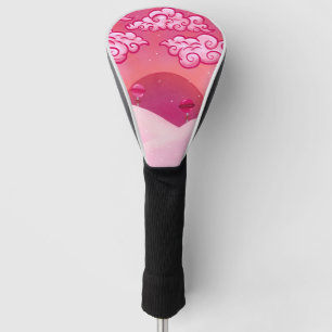 Couvre-club De Golf Lollipops et beaux nuages