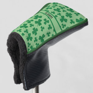 Couvre-club De Golf Lucky Clover Green Personnalisé Golf Putter Cover