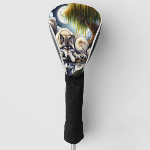 Couvre-club De Golf Lune Sérénité Un Loup Slumpteur