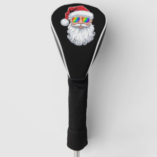 Couvre-club De Golf Lunettes de soleil gay visage de Noël Christmas Xm