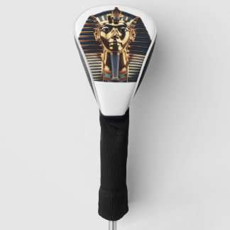 Couvre-club De Golf Luxury Golden Egyptian Mask Artwork