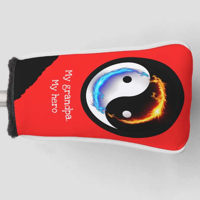 Couvre-club De Golf Magic Dragon fantasy art (Devant)