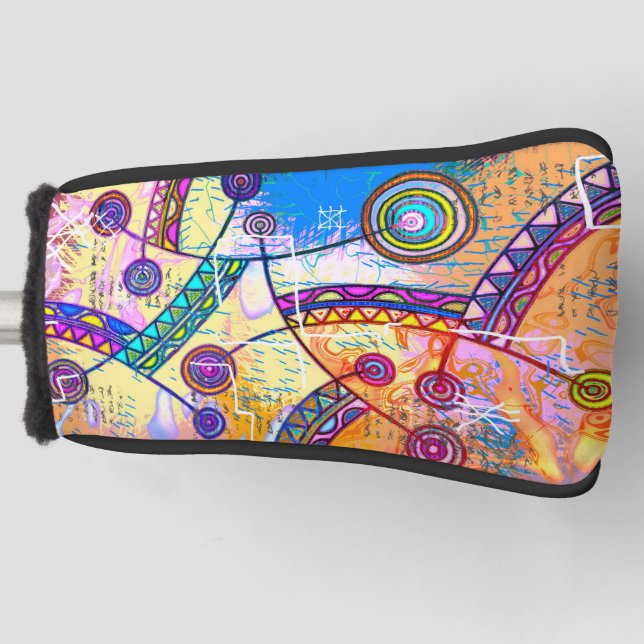 Couvre-club De Golf Main tirée par EDDArt - Échelle de rêve 1 (Devant)